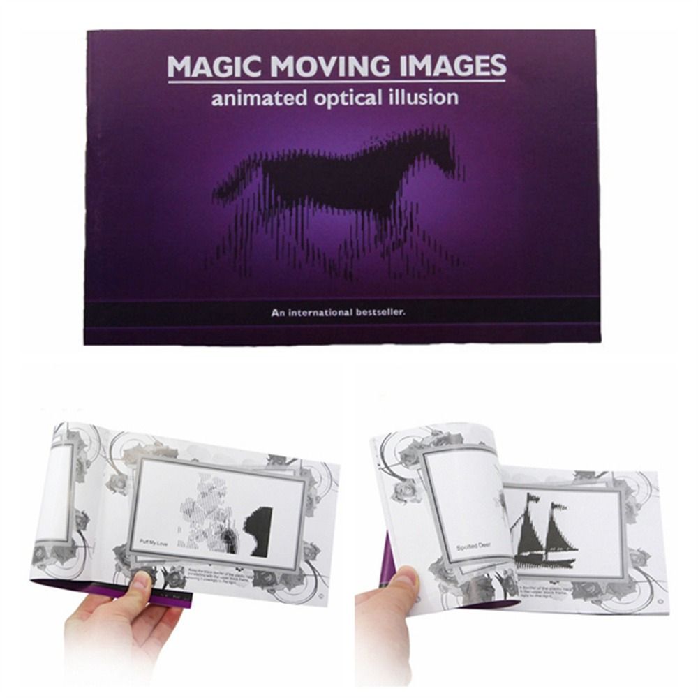 Мультфильм Книга Волшебные Движущиеся Изображения Волшебный Реквизит Движущиеся Изображения Книга Магические Трюки Книга Лучший Подарок as picture